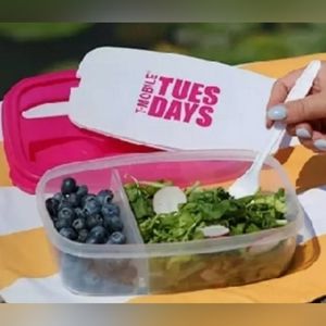 NWOT T-MOBILE Plastic Food Container x2, *PM*